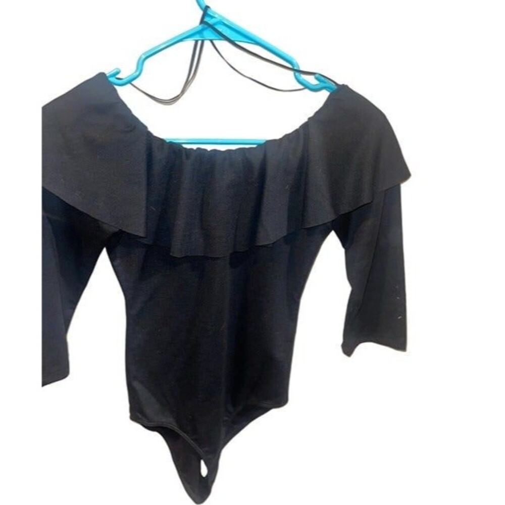 Black Off the Shoulder Zara Bodysuit